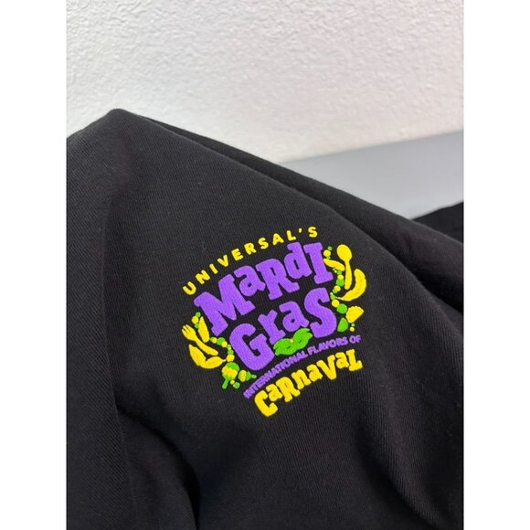 Universal Studio's XL black long sleeve spirit jersey mardi gras carnaval shirt - Picture 6 of 6